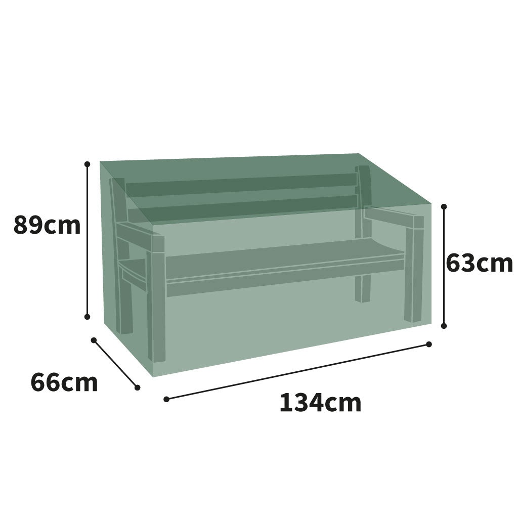 All-weather Bench Cover - 2 Seat, Green