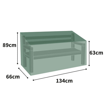 All-weather Bench Cover - 2 Seat, Green