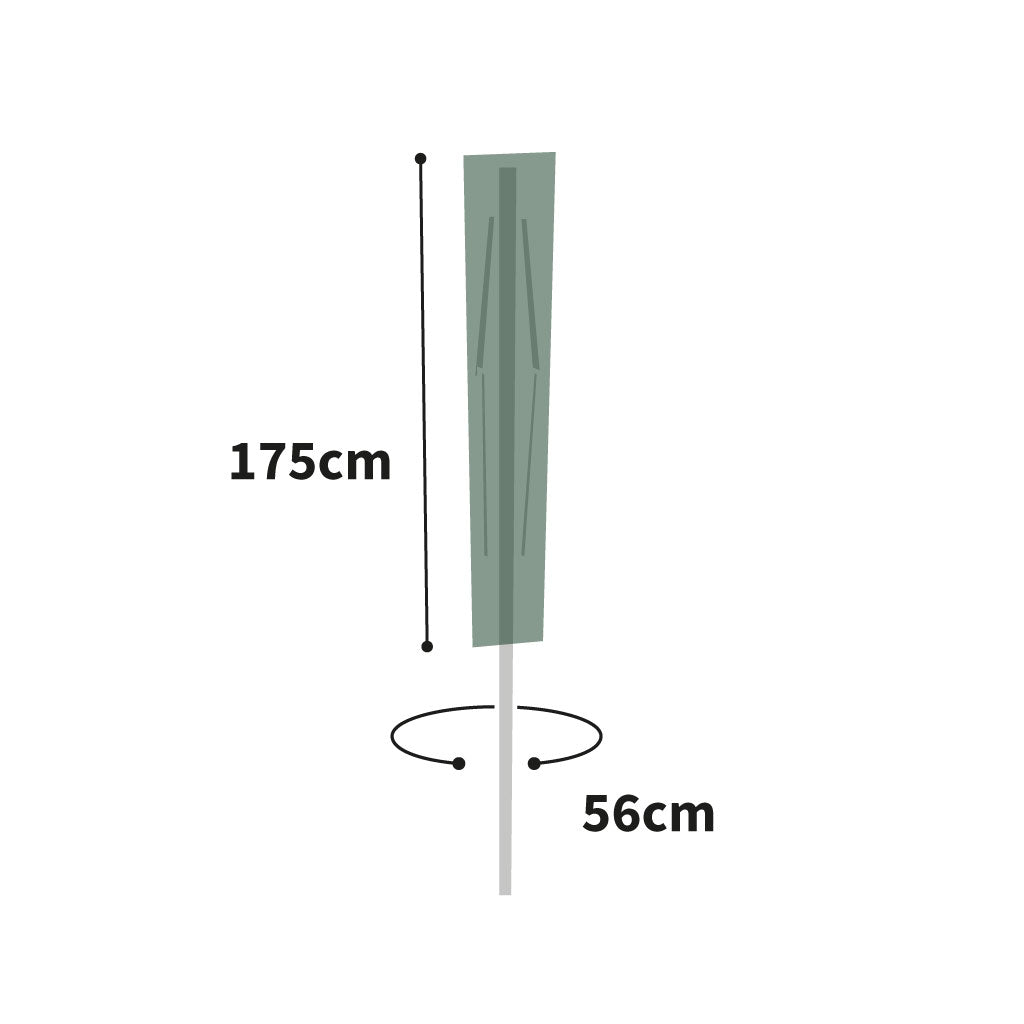 Bosmere | 1.8m Washing Line Cover | Green/Black