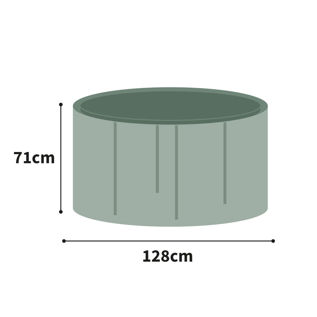 Protector 6000 Circular Table Cover - 4/6 Seat - Dark Green