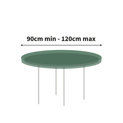 Protector 6000 Circular Table Top Cover - 4/6 Seat - Dark Green