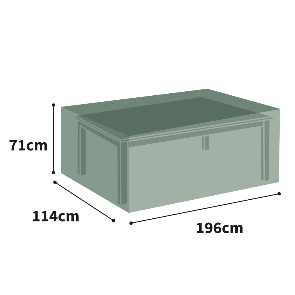 Protector 6000 Rectangular Table Cover - 8 Seat - Dark Green