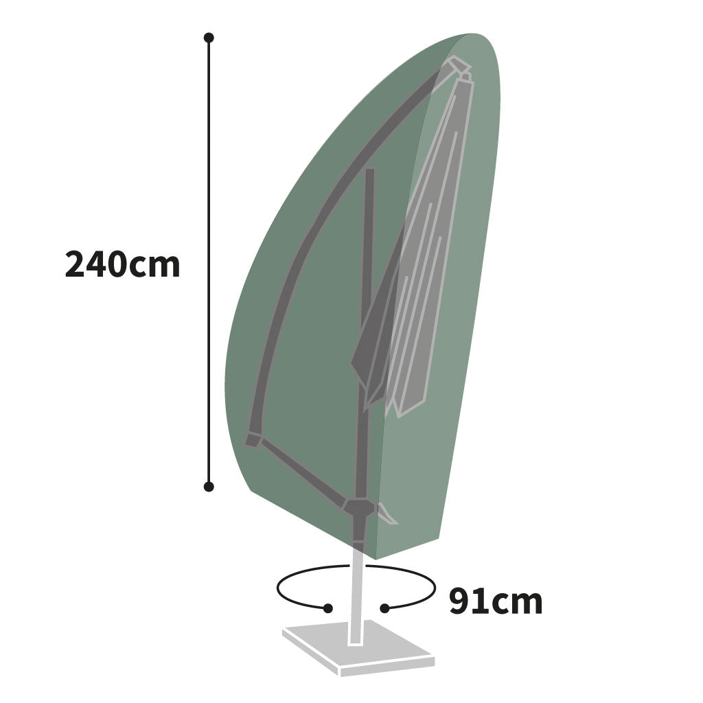 Protector 6000 Cantilever Cover - Dark Green