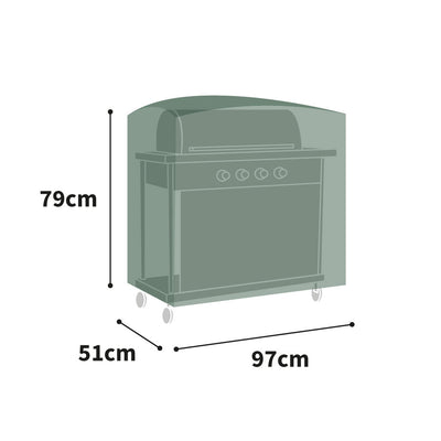 Protector 6000 Trolley Barbecue Cover - Dark Green