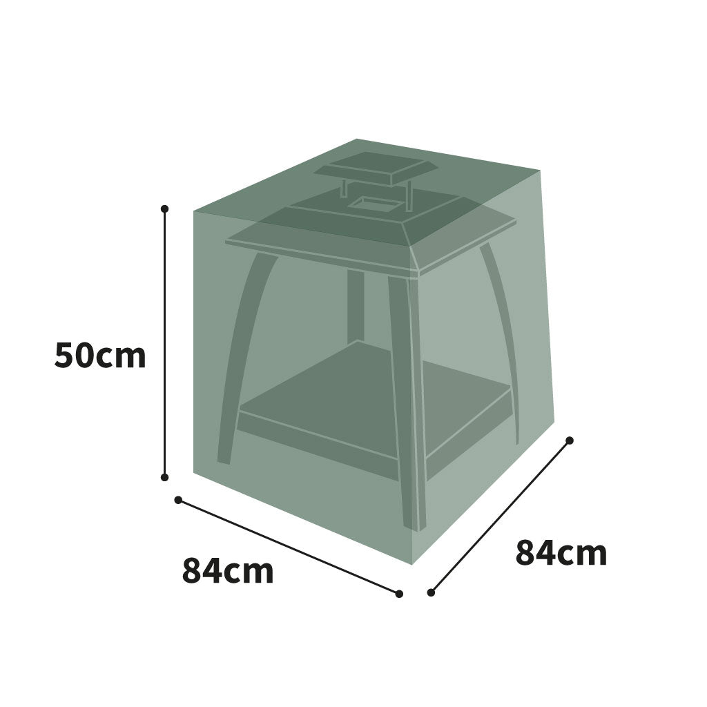 Protector 6000 Large Square Fire Pit Cover - Dark Green