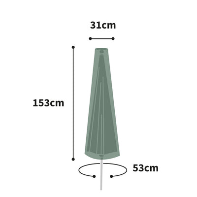 Protector 5000 Large Parasol Cover - Dark Green