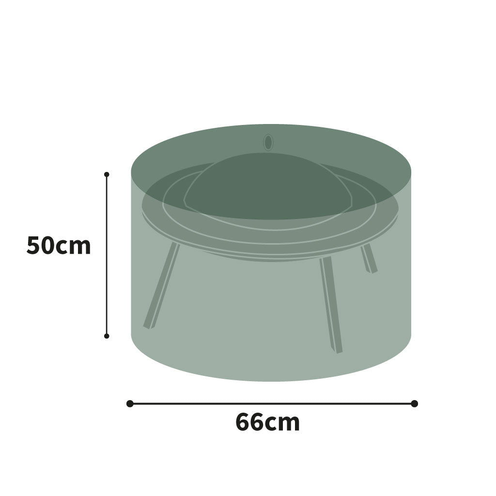 Protector 5000 Small Round Fire Pit Cover - Dark Green