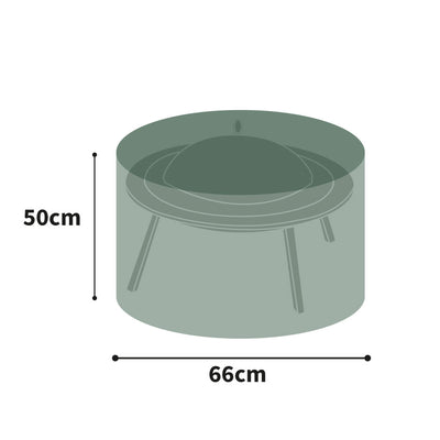 Protector 5000 Small Round Fire Pit Cover - Dark Green