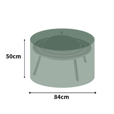 Protector 5000 Large Round Fire Pit Cover - Dark Green