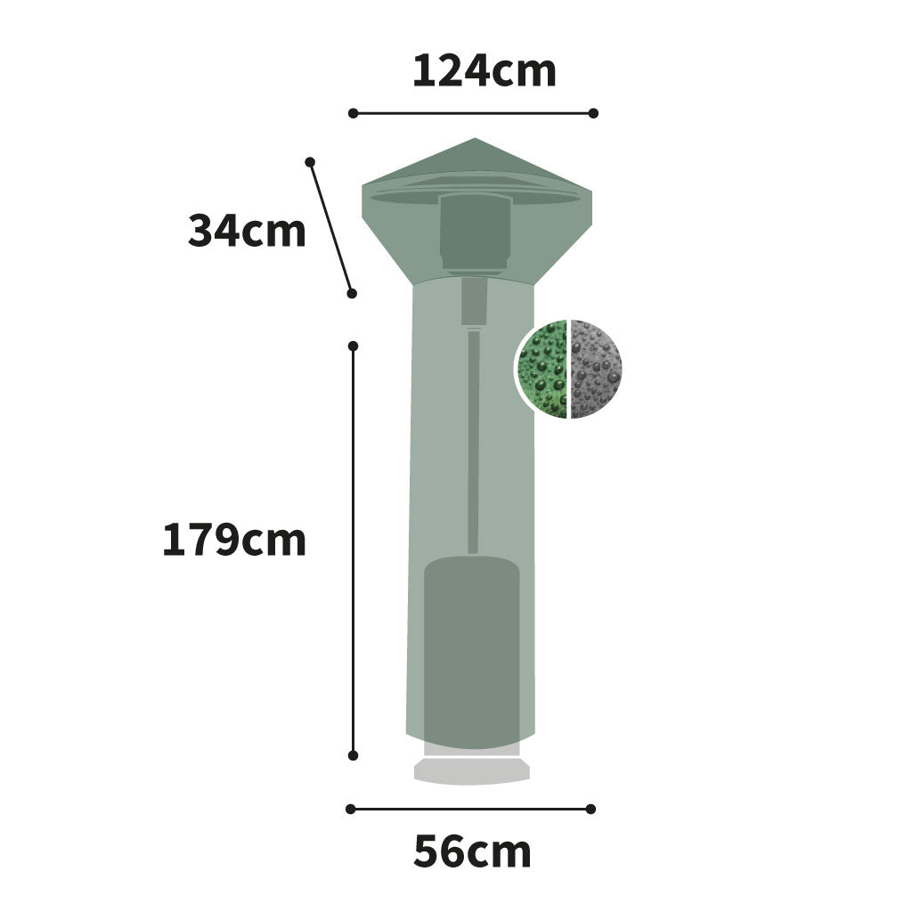 Protector 2000 - Patio Heater Cover - Green/Black