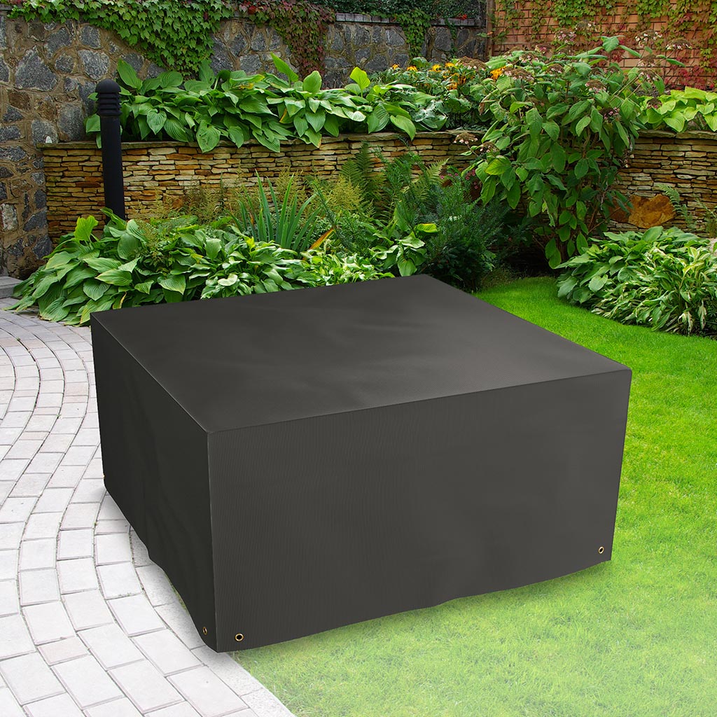 Bosmere All-Weather (Modular) 4 Seater Cube Set Cover Extra - Black