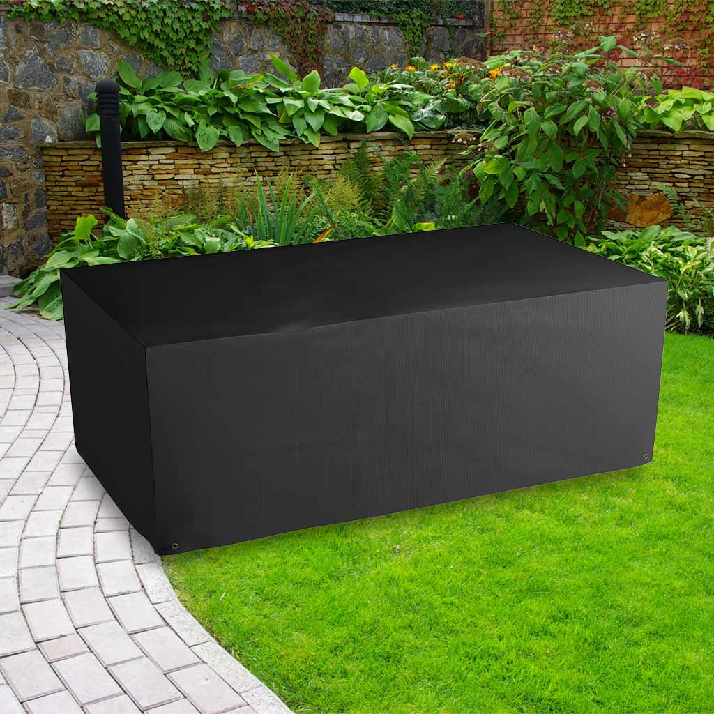 Bosmere All-Weather Rectangular Table Cover - 6 Seat Black