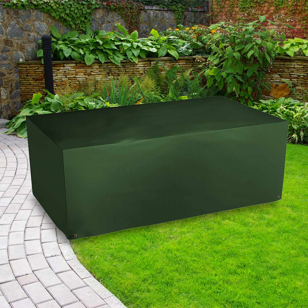 Bosmere All-Weather Rectangular Table Cover - 6 Seat Green