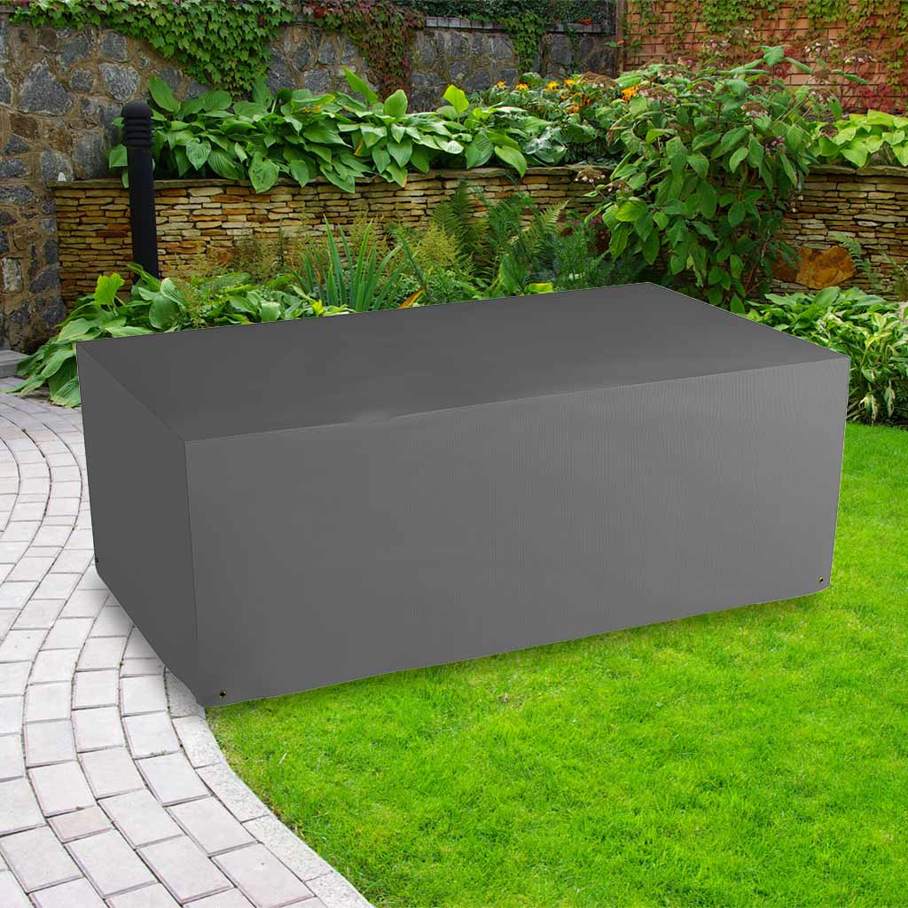 Bosmere All-Weather Rectangular Table Cover - 6 Seat Grey