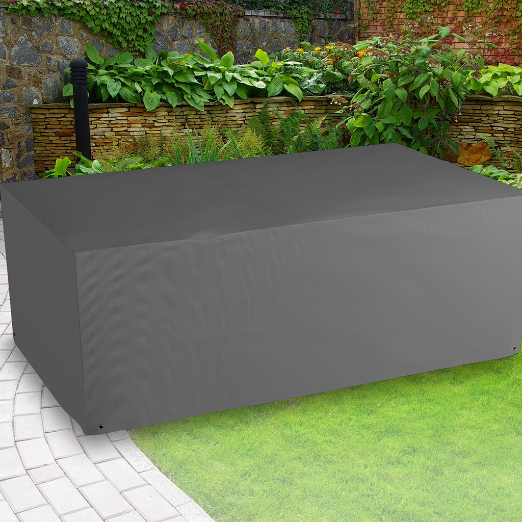 All-weather Rectangular Table Cover - Charcoal