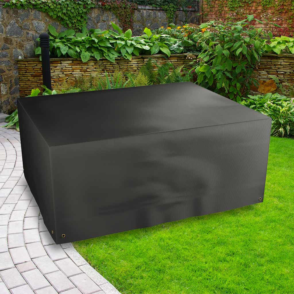 Protector 5000 Rectangular Table Cover - 6 Seat - Storm Black