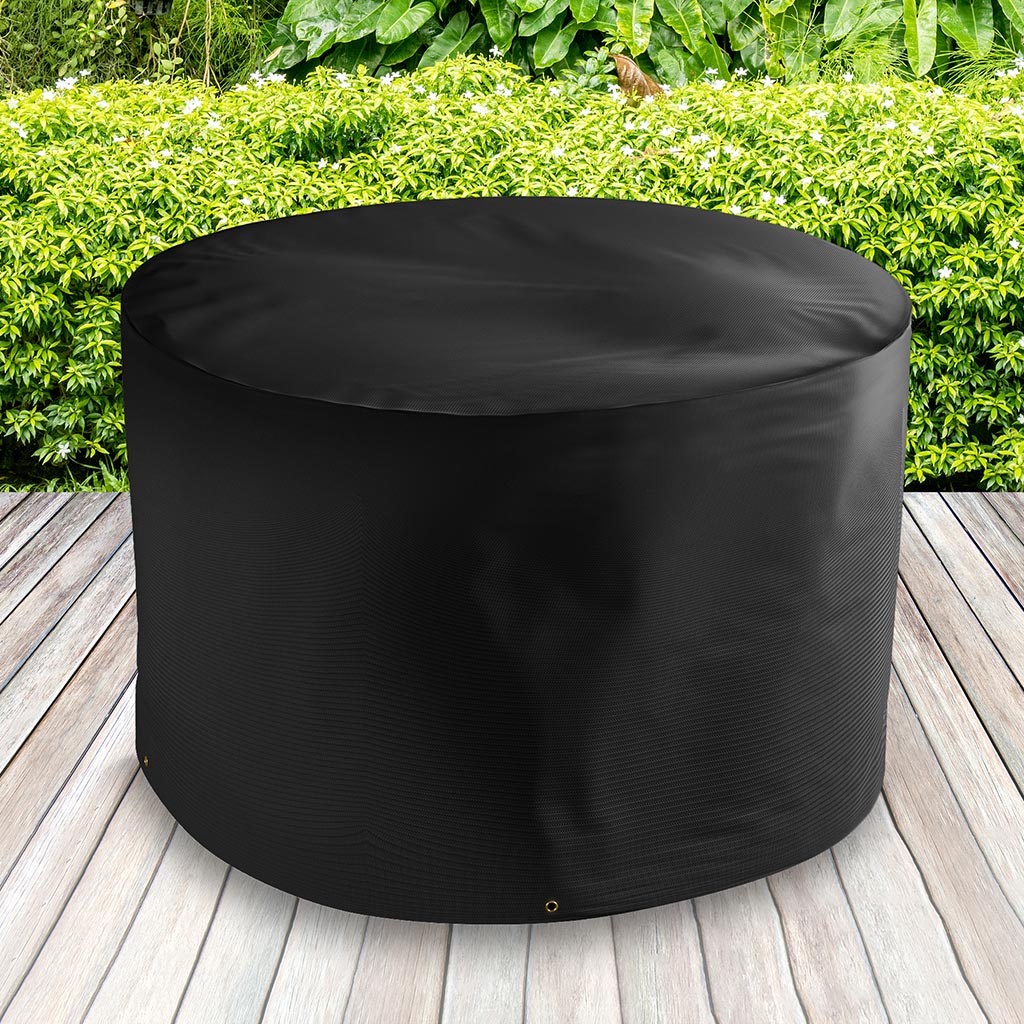 Protector 5000 Large Round Fire Pit Cover - Storm Black