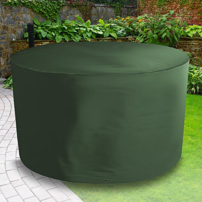 All-weather Round Patio Set Cover - 6/8 Seat, Green